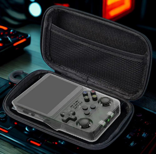 Housse de Protection EVA pour Console R36S/R35S – Étui Rigide Portable Anti-Chocs & Anti-Rayures